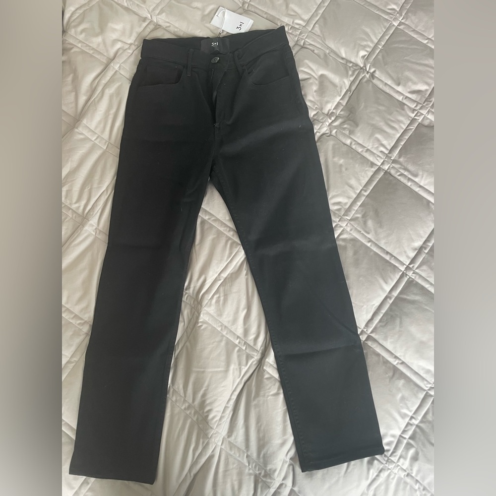 3x1 Size 4 Black Jeans